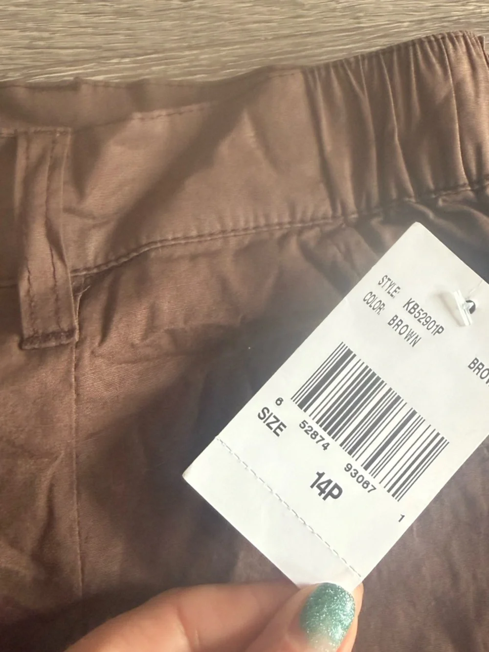Kut From The Kloth Charlene Wide Leg High Rise Cotton Stretch Pants Size 14P NWT - Picture 4 of 6